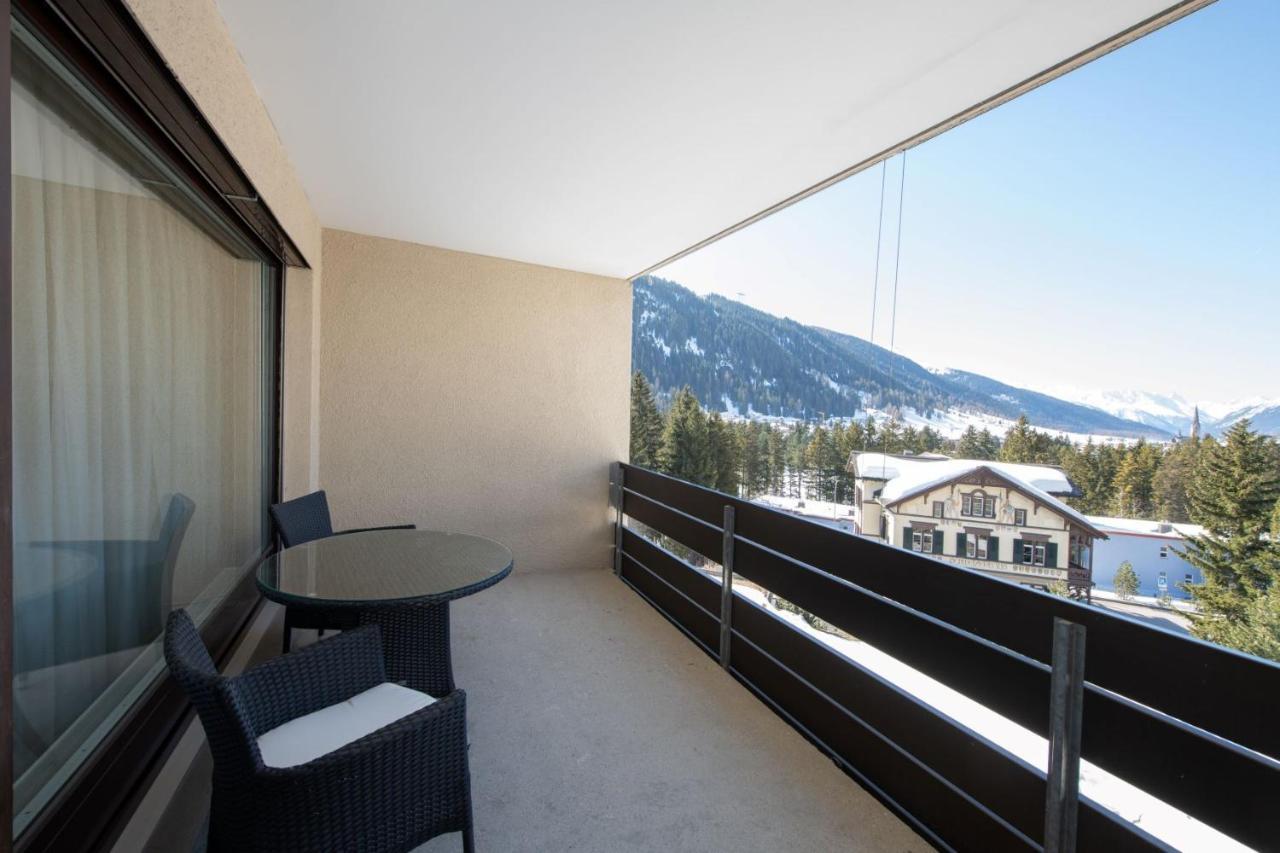 Ferienwohnungen, Carlton Am Park, Davos Platz Exterior foto